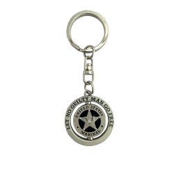 customized-metal-engraved-double-sided-logo-rotating-keychain-business-promotional-item-2