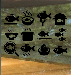 fry-fish-icons-signage-design-set-2-black