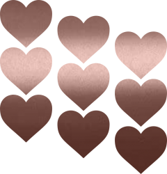 hearts-rose-gold