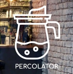 percolator-beautiful-front-glass-logo-design
